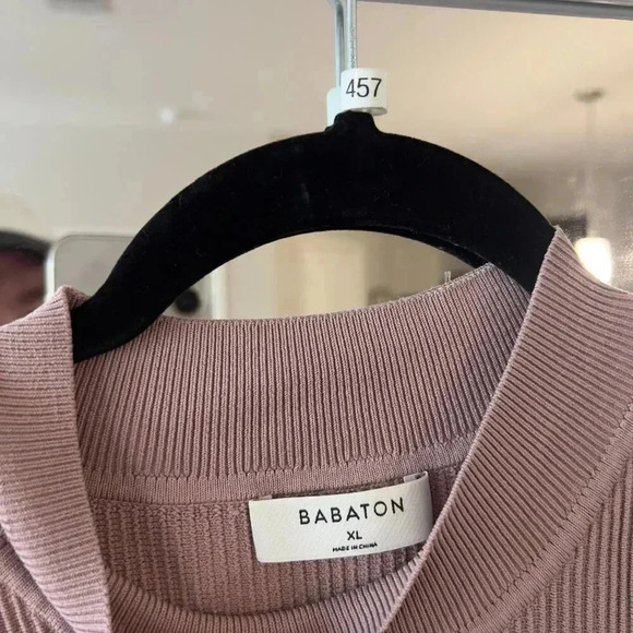 457 Babaton Mauve Sleeveless Tank Blouse Size XL - Picture 3 of 5